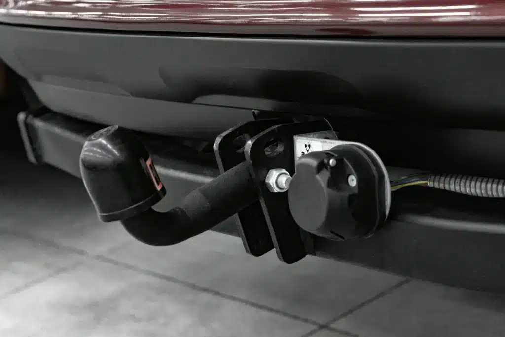 Gancio traino montato su un'auto
